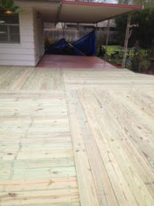 Deck Work in Progress