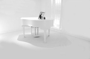 Piano Room, Acoustic ceilings, Need a little color to your room?